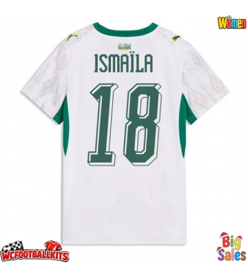 Senegal Ismaila Sarr #18 Replica Home Stadium Shirt for Women World Cup 2026 Short Sleeve